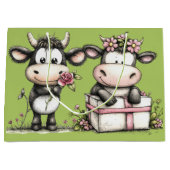 Verjaardag Koeien Groot Cadeauzakje (Voorkant)