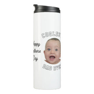 Verjaardag Koelste Papa Ooit Baby Gezicht Foto Koe Thermosbeker