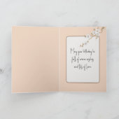 Verjaardag koffie door venster kaart (Binnen)