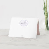 Verjaardag Koffiekopje Boeket Kaart (Achterkant)