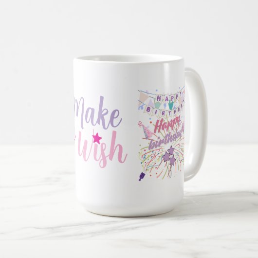 verjaardag koffiemok (Voorkant rechts)