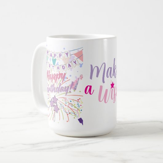 verjaardag koffiemok (Voorkant links)