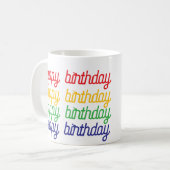 Verjaardag koffiemok  (Voorkant links)