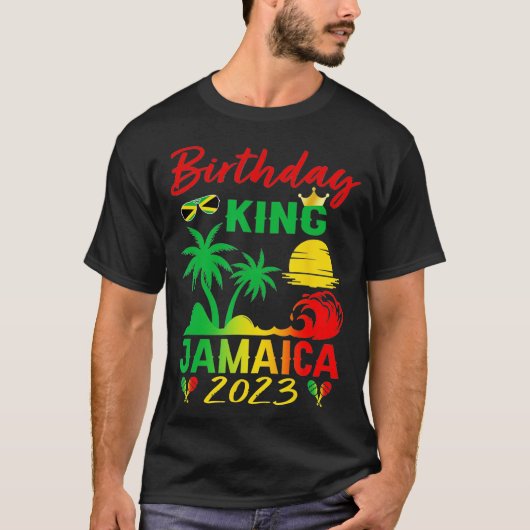 Verjaardag Koning Jamaica 2023 Jamaicaanse vakanti T-shirt (Voorkant)