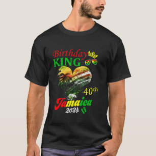 Verjaardag Koning Jamaica 40e partij Jamaicaanse v T-shirt