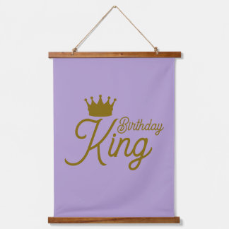 Verjaardag Koning Kroon Verjaardagsbanner – Konink Hangend Wandkleed