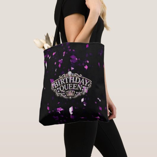 Verjaardag Koningin All-Over-Print Tote Tas (Dichtbij)