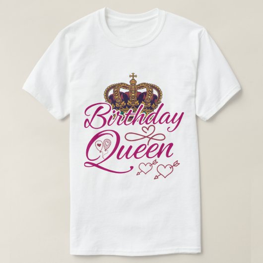 Verjaardag Koningin Beste Shirt (Design voorkant)