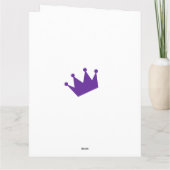 Verjaardag Koningin Blank Kaart (Achterkant)