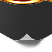 Verjaardag Koningin Gouden Kroonpartij 2024 Meisje Poster (Hoek)