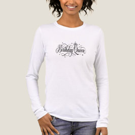 Verjaardag Koningin Matching Aangepaste Team Cadea Tri-Blend Shirt