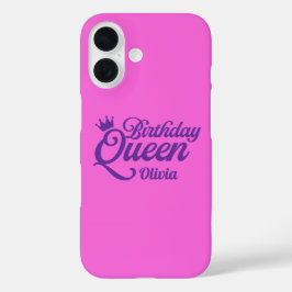 Verjaardag Koningin Phonehoesje iPhone 16 Hoesje