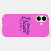 Verjaardag Koningin Phonehoesje Case-Mate iPhone Case (Achterkant (horizontaal))