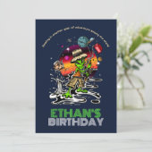 Verjaardag kosmische visser kaart (Staand voorkant)