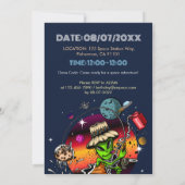 Verjaardag kosmische visser kaart (Achterkant)