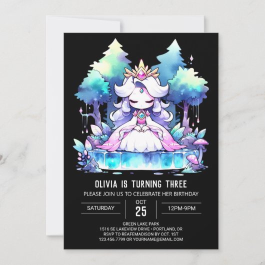 Verjaardag kroonprinses kaart (Voorkant)