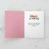 Verjaardag Labradoodle Dog Doodling Kaart (Binnen)