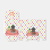 Verjaardag Labrador Puppies Favor Box Bedankdoosjes (Uitgevouwen)