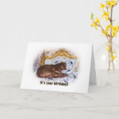 Verjaardag, Labrador Retriever Dog, Kaart (Gele Bloem)