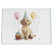 Verjaardag Labrador Retriever Honden Groot Cadeauzakje (Voorkant)