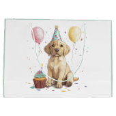 Verjaardag Labrador Retriever Honden Groot Cadeauzakje (Achterkant)