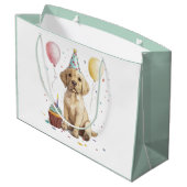 Verjaardag Labrador Retriever Honden Groot Cadeauzakje (Achterkant Gekanteld)