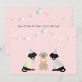 Verjaardag Labrador Retriever Honden Kaart (Voorkant / Achterkant)