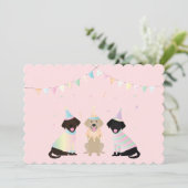 Verjaardag Labrador Retriever Honden Kaart (Staand voorkant)