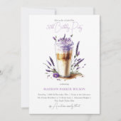 Verjaardag Latte Fun Coffee Kaart (Voorkant)