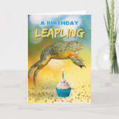 Verjaardag Leapling Leap Year Frog Kaart (Voorkant)