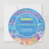 Verjaardag Leeftijd 3, Onder het Zee, 3 Haaien, Fe Kaart (Achterkant)