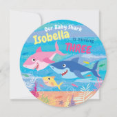 Verjaardag Leeftijd 3, Onder het Zee, 3 Haaien, Fe Kaart (Voorkant)