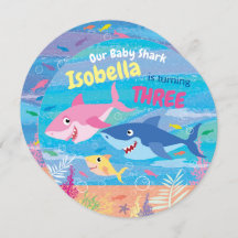 Verjaardag Leeftijd 3, Onder het Zee, 3 Haaien, Fe