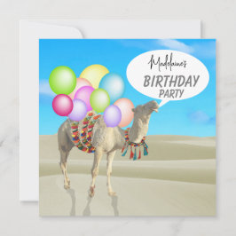 Verjaardag Leuk Volwassen Moderne Kleurrijke Ballo Kaart