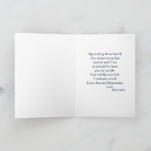 Verjaardag Liefje Foto Aangepast Kaart (Binnen)