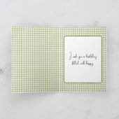 Verjaardag Lily of the Valley Bunch Kaart (Binnen)