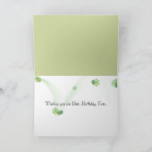 Verjaardag Lily van The Valley Boeket Kaart (Binnen)