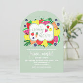 Verjaardag lokale boerenmarkt kaart (Staand voorkant)