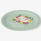 Verjaardag lokale boerenmarkt papieren bordje (Gekanteld)