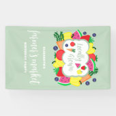 Verjaardag lokale boerenmarkt spandoek (Horizontaal)