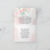 Verjaardag Lord Bless You Numbers 6:24-26 Bijbel Kaart (Binnen)