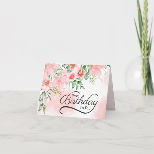 Verjaardag Lord Bless You Numbers 6:24-26 Bijbel Kaart (Voorkant)