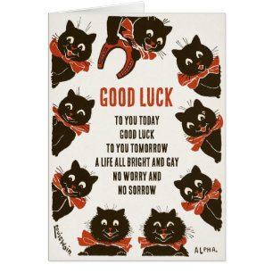 Verjaardag Louis Wain Succes katten CC0166 Kaart