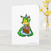 Verjaardag Lupe Kaart (Gele Bloem)