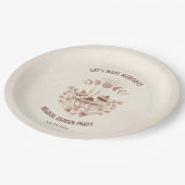 Verjaardag Maan Fase Magische Hemelse Feest Papieren Bordje (Gekanteld)