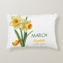 Verjaardag maart narcis geboortebloem gepersonalis