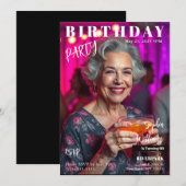 Verjaardag Magazine Hoesje Kaart (Voorkant / Achterkant)