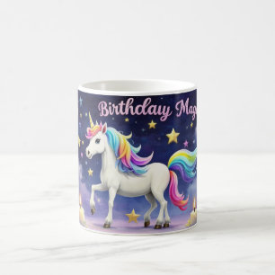 Verjaardag Magic Whimsical Eenhoorn Tea mok