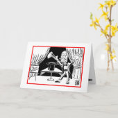 VERJAARDAG: "MAGISCH " KAART (Gele Bloem)