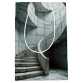 Verjaardag Magnificent Marble Spiral Staircase Medium Cadeauzakje (Voorkant)